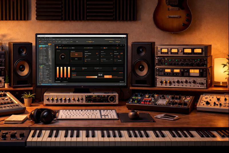 Studio using our plugin StudioHum