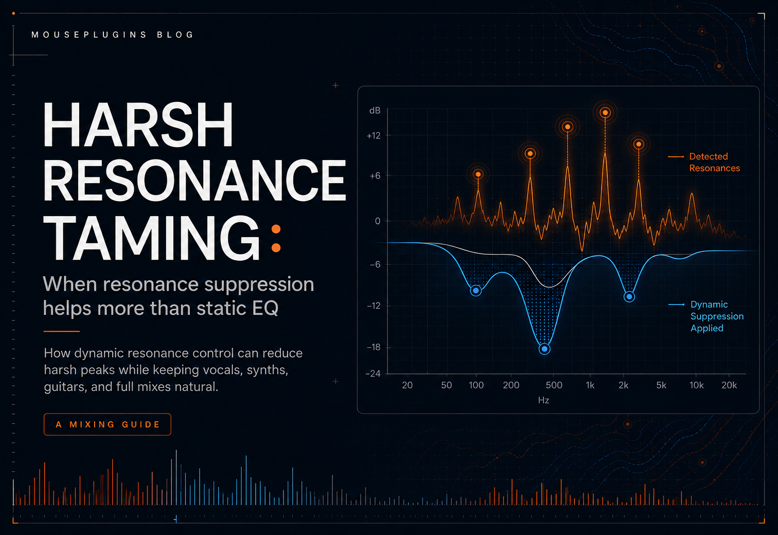 Harsh Resonance Taming: When Resonance Suppression Helps More Than Static EQ