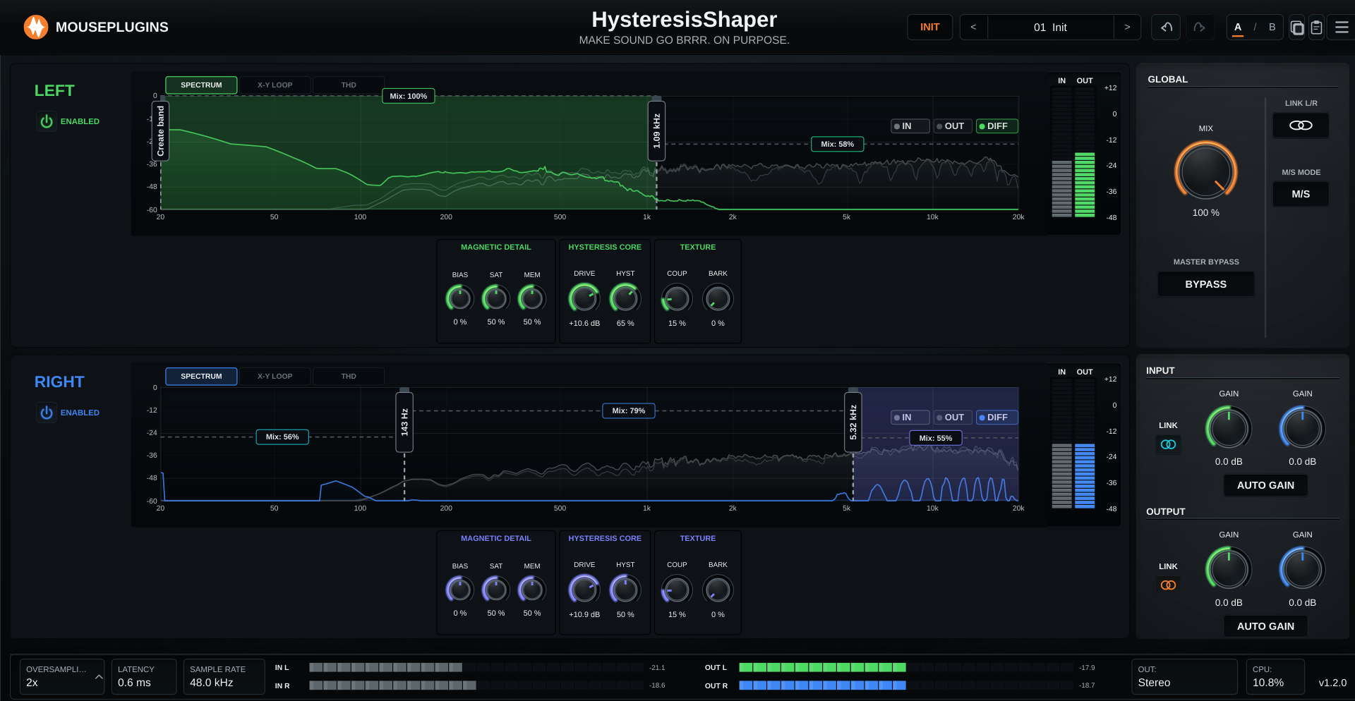 Three bands. Two crossovers. One workflow.
